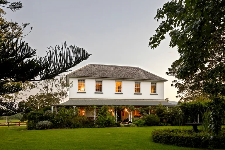 Terragong homestead in the evening