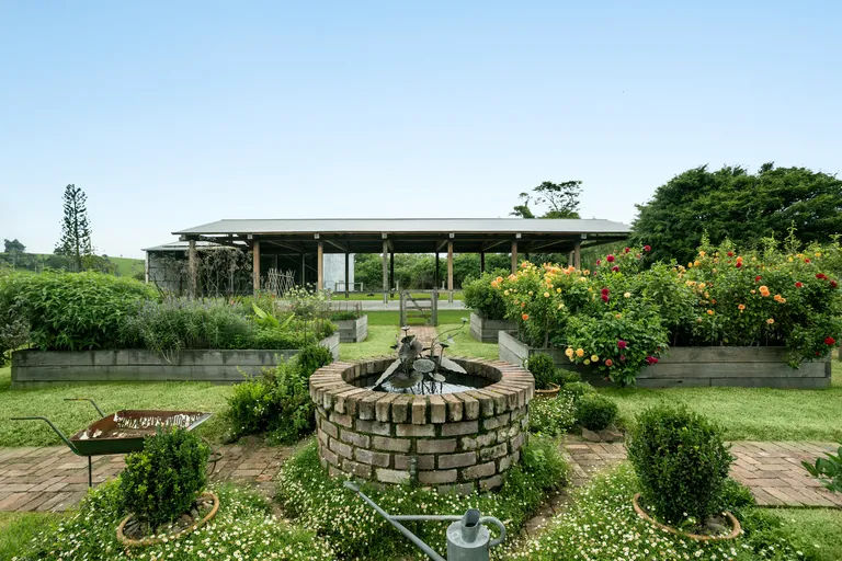 The formal kitchen garden at Terragong